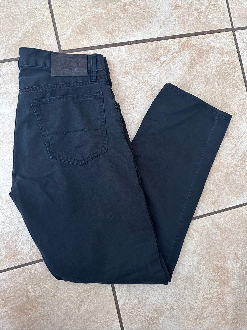Ralph Lauren Men’s Straight Jeans in Black